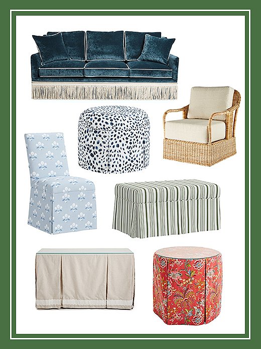 Your Guide to Chic Skirted Furniture One Kings Lane — Our Style Blog